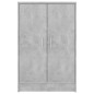 vidaXL Schuhschrank Betongrau 60x35x92 cm Holzwerkstoff vidaXL Schuhschrank Betongrau 60x35x92 cm Holzwerkstoff