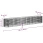 vidaXL Gabionen-Hochbeet Verzinktes Eisen 600x100x100 cm vidaXL Gabionen-Hochbeet Verzinktes Eisen 600x100x100 cm