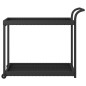 vidaXL Barwagen Schwarz 100x45x83 cm Poly Rattan vidaXL Barwagen Schwarz 100x45x83 cm Poly Rattan
