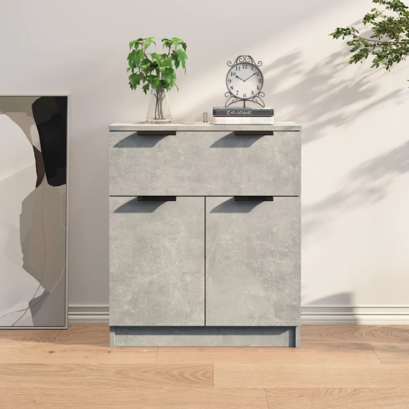 vidaXL Sideboard Betongrau 60x30x70 cm Holzwerkstoff vidaXL Sideboard Betongrau 60x30x70 cm Holzwerkstoff