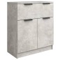 vidaXL Sideboard Betongrau 60x30x70 cm Holzwerkstoff vidaXL Sideboard Betongrau 60x30x70 cm Holzwerkstoff