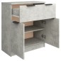 vidaXL Sideboard Betongrau 60x30x70 cm Holzwerkstoff vidaXL Sideboard Betongrau 60x30x70 cm Holzwerkstoff