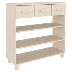 vidaXL Konsolentisch HAMAR Honigbraun 90x35x90 cm Massivholz Kiefer