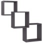 vidaXL Cube Wandregale Hochglanz-Schwarz 68x15x68 cm Holzwerkstoff vidaXL Cube Wandregale Hochglanz-Schwarz 68x15x68 cm Holzwerkstoff