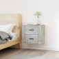 vidaXL Wand-Nachttisch Betongrau 50x36x47 cm vidaXL Wand-Nachttisch Betongrau 50x36x47 cm