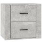 vidaXL Wand-Nachttisch Betongrau 50x36x47 cm vidaXL Wand-Nachttisch Betongrau 50x36x47 cm