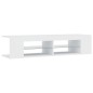 vidaXL TV-Schrank mit LED-Leuchten Weiß 135x39x30 cm vidaXL TV-Schrank mit LED-Leuchten Weiß 135x39x30 cm