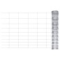 vidaXL Gartenzaun Verzinkter Stahl 50x1 m Silbern vidaXL Gartenzaun Verzinkter Stahl 50x1 m Silbern