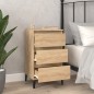 vidaXL Nachttisch Sonoma-Eiche 40x35x70 cm Holzwerkstoff