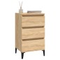 vidaXL Nachttisch Sonoma-Eiche 40x35x70 cm Holzwerkstoff