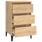 vidaXL Nachttisch Sonoma-Eiche 40x35x70 cm Holzwerkstoff
