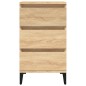 vidaXL Nachttisch Sonoma-Eiche 40x35x70 cm Holzwerkstoff