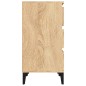 vidaXL Nachttisch Sonoma-Eiche 40x35x70 cm Holzwerkstoff