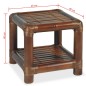 vidaXL Nachttisch 40×40×40 cm Bambus Dunkelbraun vidaXL Nachttisch 40×40×40 cm Bambus Dunkelbraun