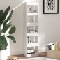 vidaXL Bücherregal/Raumteiler Hochglanz-Weiß 40x30x166 cm vidaXL Bücherregal/Raumteiler Hochglanz-Weiß 40x30x166 cm