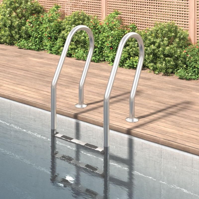 vidaXL Pool-Leiter 54x38x158 cm Edelstahl 304 vidaXL Pool-Leiter 54x38x158 cm Edelstahl 304