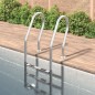 vidaXL Pool-Leiter 54x38x158 cm Edelstahl 304 vidaXL Pool-Leiter 54x38x158 cm Edelstahl 304