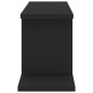 vidaXL TV-Wandregal Schwarz 125x18x23 cm Holzwerkstoff vidaXL TV-Wandregal Schwarz 125x18x23 cm Holzwerkstoff