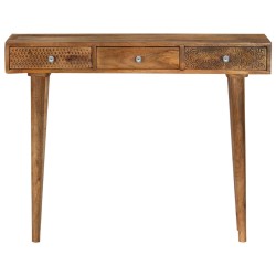 vidaXL Konsolentisch Mangoholz Massiv 102 x 30 x 79 cm