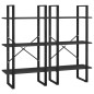 vidaXL Lagerregal Schwarz 60x30x210 cm Holzwerkstoff vidaXL Lagerregal Schwarz 60x30x210 cm Holzwerkstoff
