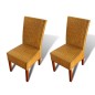 vidaXL Esszimmerstühle 2 Stk. Braun Natur Rattan vidaXL Esszimmerstühle 2 Stk. Braun Natur Rattan