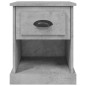 vidaXL Nachttische 2 Stk. Betongrau 39x39x47,5 cm Holzwerkstoff vidaXL Nachttische 2 Stk. Betongrau 39x39x47,5 cm Holzwerkstoff