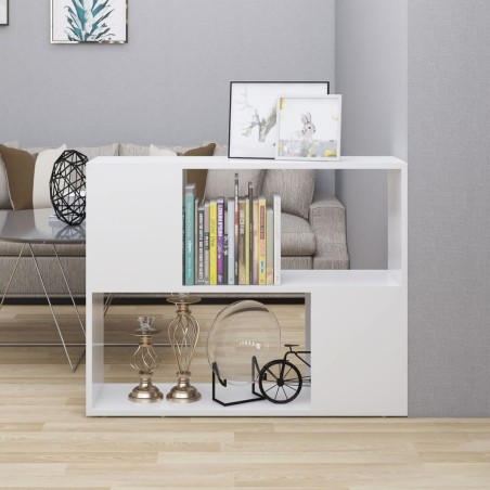 vidaXL TV-Schrank Weiß 80x24x63 cm Holzwerkstoff