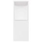 vidaXL TV-Schrank Weiß 80x24x63 cm Holzwerkstoff vidaXL TV-Schrank Weiß 80x24x63 cm Holzwerkstoff
