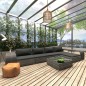 8-tlg. Garten-Lounge-Set mit Auflagen Poly Rattan Grau 8-tlg. Garten-Lounge-Set mit Auflagen Poly Rattan Grau