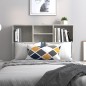 vidaXL Bett-Kopfteil mit Ablagen Betongrau 100x19x103,5 cm vidaXL Bett-Kopfteil mit Ablagen Betongrau 100x19x103,5 cm
