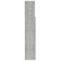vidaXL Bett-Kopfteil mit Ablagen Betongrau 100x19x103,5 cm vidaXL Bett-Kopfteil mit Ablagen Betongrau 100x19x103,5 cm