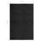 vidaXL Fußmatte Waschbar Schwarz 120x180 cm vidaXL Fußmatte Waschbar Schwarz 120x180 cm