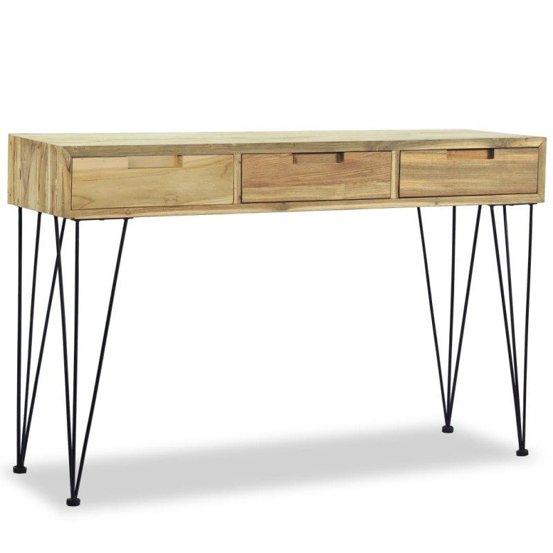 vidaXL Konsolentisch 120 x 35 x 76 cm Teak Massiv vidaXL Konsolentisch 120 x 35 x 76 cm Teak Massiv