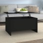 vidaXL Couchtisch Schwarz 80x55,5x41,5 cm Holzwerkstoff vidaXL Couchtisch Schwarz 80x55,5x41,5 cm Holzwerkstoff