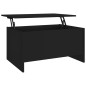 vidaXL Couchtisch Schwarz 80x55,5x41,5 cm Holzwerkstoff vidaXL Couchtisch Schwarz 80x55,5x41,5 cm Holzwerkstoff