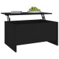 vidaXL Couchtisch Schwarz 80x55,5x41,5 cm Holzwerkstoff vidaXL Couchtisch Schwarz 80x55,5x41,5 cm Holzwerkstoff