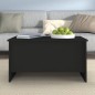 vidaXL Couchtisch Schwarz 80x55,5x41,5 cm Holzwerkstoff vidaXL Couchtisch Schwarz 80x55,5x41,5 cm Holzwerkstoff