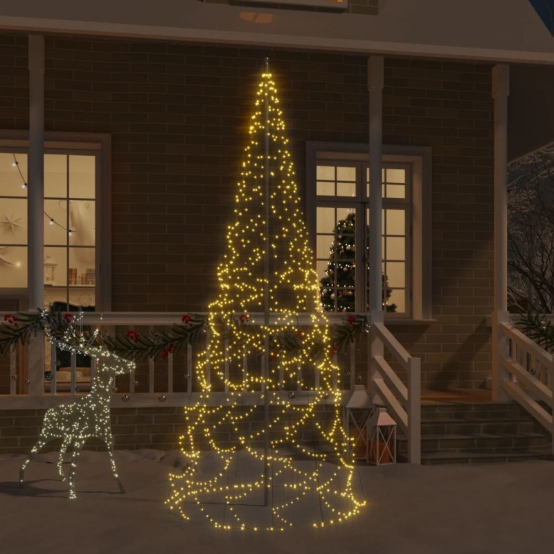 vidaXL LED-Weihnachtsbaum Warmweiß 500 LEDs 300 cm vidaXL LED-Weihnachtsbaum Warmweiß 500 LEDs 300 cm