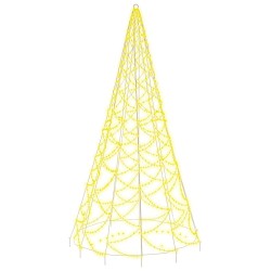 vidaXL LED-Weihnachtsbaum Warmweiß 500 LEDs 300 cm