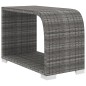8-tlg. Garten-Lounge-Set mit Auflagen Poly Rattan Grau 8-tlg. Garten-Lounge-Set mit Auflagen Poly Rattan Grau