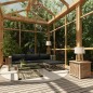 5-tlg. Garten-Lounge-Set mit Auflagen Poly Rattan Grau 5-tlg. Garten-Lounge-Set mit Auflagen Poly Rattan Grau