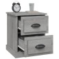 vidaXL Nachttische 2 Stk. Grau Sonoma 39x39x47,5 cm Holzwerkstoff vidaXL Nachttische 2 Stk. Grau Sonoma 39x39x47,5 cm Holzwerkstoff