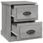 vidaXL Nachttische 2 Stk. Grau Sonoma 39x39x47,5 cm Holzwerkstoff vidaXL Nachttische 2 Stk. Grau Sonoma 39x39x47,5 cm Holzwerkstoff