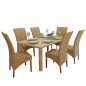 vidaXL Esszimmerstühle 6 Stk. Natur Rattan Braun vidaXL Esszimmerstühle 6 Stk. Natur Rattan Braun