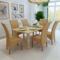 vidaXL Esszimmerstühle 6 Stk. Natur Rattan Braun vidaXL Esszimmerstühle 6 Stk. Natur Rattan Braun