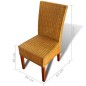 vidaXL Esszimmerstühle 6 Stk. Natur Rattan Braun vidaXL Esszimmerstühle 6 Stk. Natur Rattan Braun