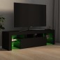 vidaXL TV-Schrank mit LED-Beleuchtung Schwarz 140x36,5x40 cm vidaXL TV-Schrank mit LED-Beleuchtung Schwarz 140x36,5x40 cm