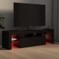vidaXL TV-Schrank mit LED-Beleuchtung Schwarz 140x36,5x40 cm vidaXL TV-Schrank mit LED-Beleuchtung Schwarz 140x36,5x40 cm