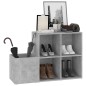 vidaXL Flur-Schuhschrank Betongrau 105x35,5x70 cm Holzwerkstoff vidaXL Flur-Schuhschrank Betongrau 105x35,5x70 cm Holzwerkstoff