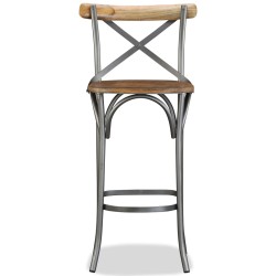 vidaXL Barhocker Mango Massivholz 